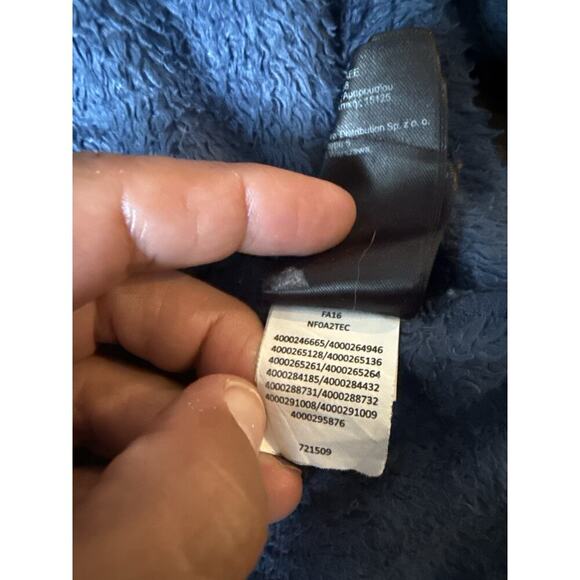The North Face Osito 2 Fleece Jacket Women’s XS Blue High-Pile Zip Up FA16 NFOA2 - Picture 3 of 7
